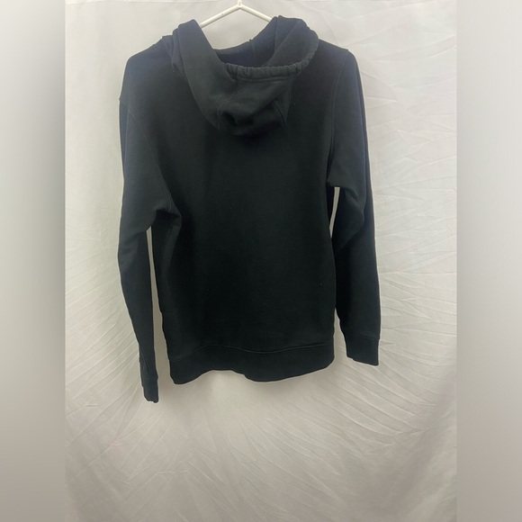 Volcom Hoodie Mens Size Small Black Sweatshirt Pullover Skate Surf Big Logo - Picture 5 of 7